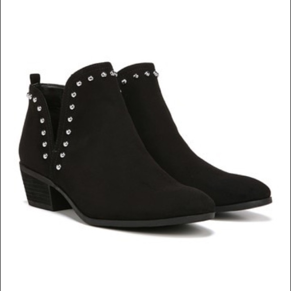 Circus by Sam Edelman Black Studded Ankle Booties